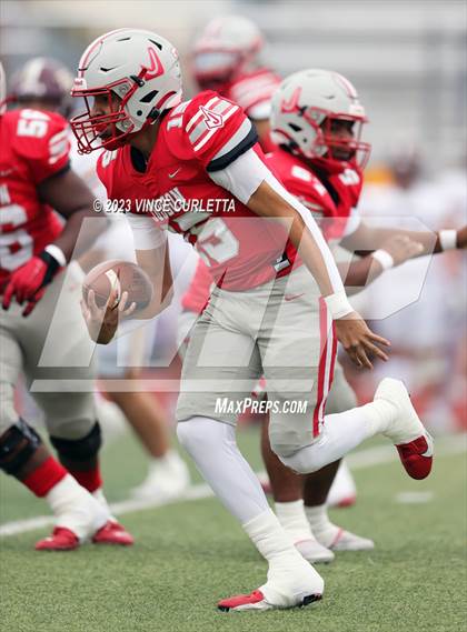 Thumbnail 2 in Dripping Springs @ Judson (UIL Football 6A Area Playoff) photogallery.