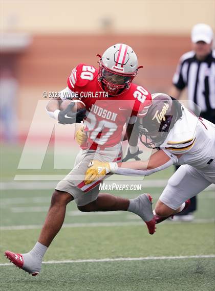 Thumbnail 2 in Dripping Springs @ Judson (UIL Football 6A Area Playoff) photogallery.