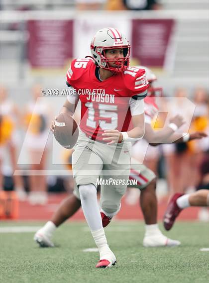 Thumbnail 3 in Dripping Springs @ Judson (UIL Football 6A Area Playoff) photogallery.