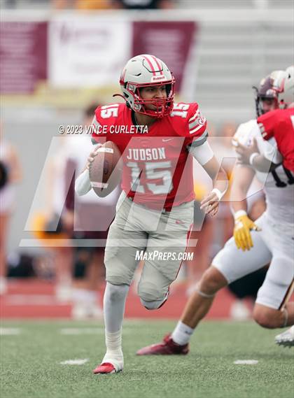 Thumbnail 2 in Dripping Springs @ Judson (UIL Football 6A Area Playoff) photogallery.