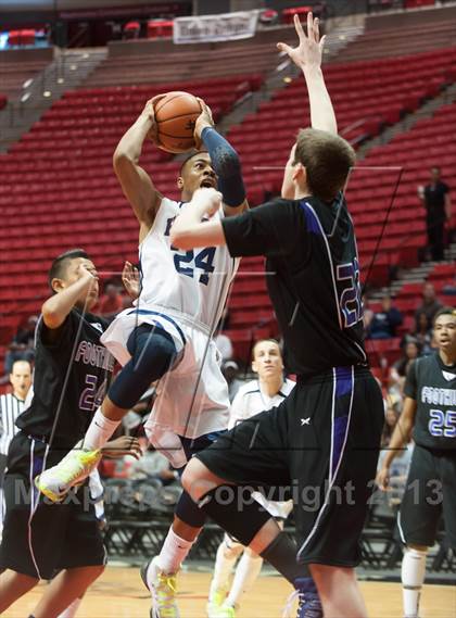 Thumbnail 2 in Foothills Christian vs Horizon (CIF SDS D5 Final) photogallery.