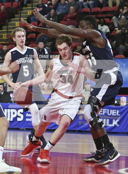 Thumbnail 3 in Briarcliff vs Mekeel Christian Academy (NYSPHSAA Class B Semifinal) photogallery.