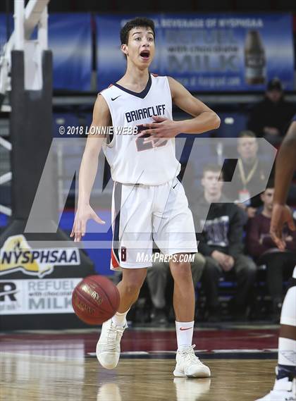 Thumbnail 2 in Briarcliff vs Mekeel Christian Academy (NYSPHSAA Class B Semifinal) photogallery.