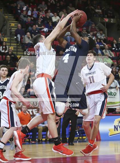Thumbnail 2 in Briarcliff vs Mekeel Christian Academy (NYSPHSAA Class B Semifinal) photogallery.