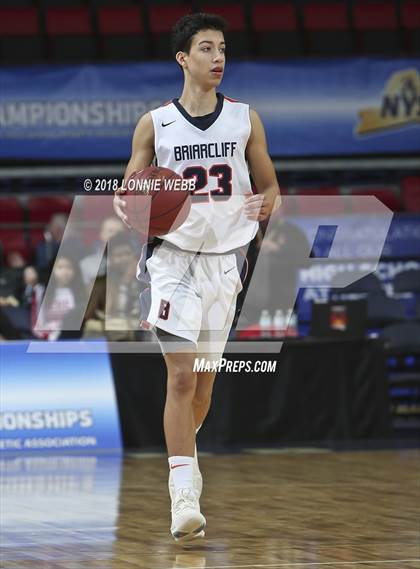 Thumbnail 2 in Briarcliff vs Mekeel Christian Academy (NYSPHSAA Class B Semifinal) photogallery.