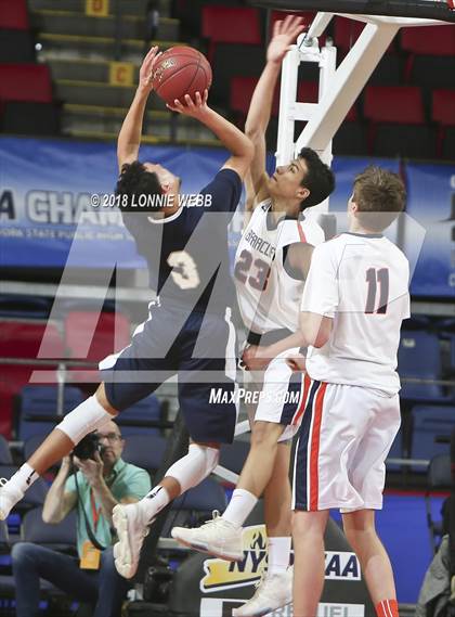 Thumbnail 1 in Briarcliff vs Mekeel Christian Academy (NYSPHSAA Class B Semifinal) photogallery.