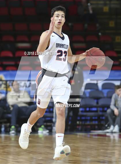 Thumbnail 2 in Briarcliff vs Mekeel Christian Academy (NYSPHSAA Class B Semifinal) photogallery.
