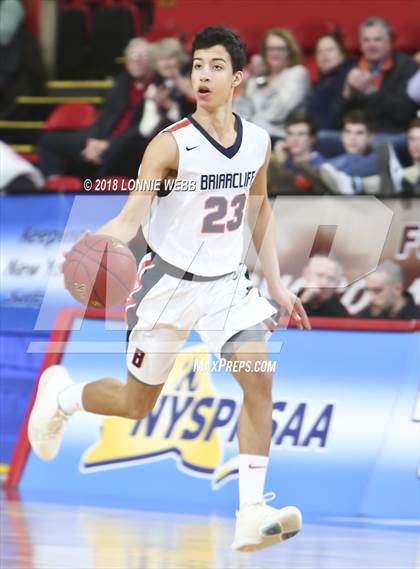 Thumbnail 3 in Briarcliff vs Mekeel Christian Academy (NYSPHSAA Class B Semifinal) photogallery.