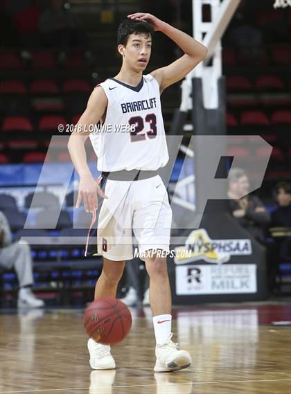 Thumbnail 2 in Briarcliff vs Mekeel Christian Academy (NYSPHSAA Class B Semifinal) photogallery.