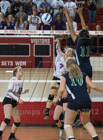 Thumbnail 3 in Ardrey Kell vs. Leesville Road (NCHSAA 4A Final) photogallery.