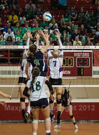 Thumbnail 3 in Ardrey Kell vs. Leesville Road (NCHSAA 4A Final) photogallery.