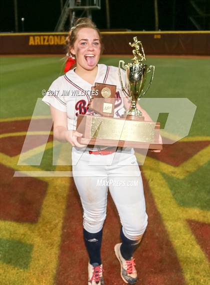 Thumbnail 1 in Benson vs. Bourgade Catholic (AIA 2A Final Award Photos) photogallery.