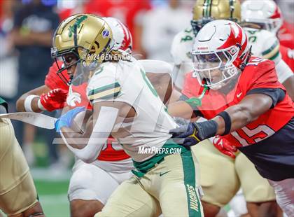 Thumbnail 2 in Milton vs. Langston Hughes (GHSA 5A Championship) photogallery.