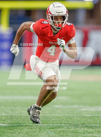 Thumbnail 1 in Milton vs. Langston Hughes (GHSA 5A Championship) photogallery.