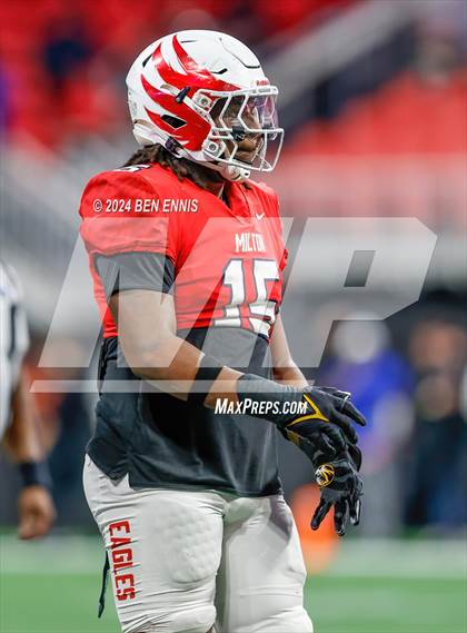 Thumbnail 1 in Milton vs. Langston Hughes (GHSA 5A Championship) photogallery.