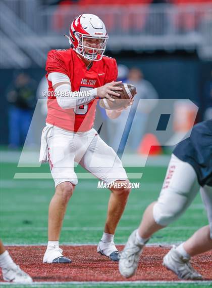 Thumbnail 2 in Milton vs. Langston Hughes (GHSA 5A Championship) photogallery.