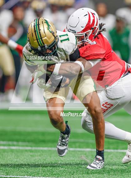 Thumbnail 2 in Milton vs. Langston Hughes (GHSA 5A Championship) photogallery.