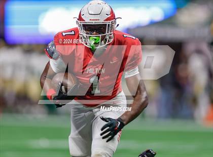 Thumbnail 1 in Milton vs. Langston Hughes (GHSA 5A Championship) photogallery.