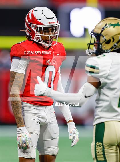 Thumbnail 2 in Milton vs. Langston Hughes (GHSA 5A Championship) photogallery.