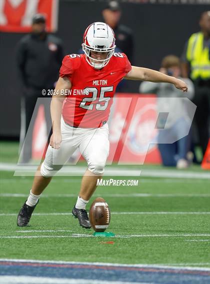 Thumbnail 1 in Milton vs. Langston Hughes (GHSA 5A Championship) photogallery.