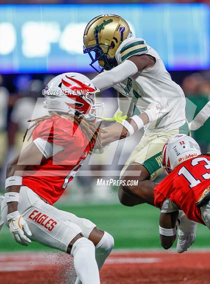 Thumbnail 3 in Milton vs. Langston Hughes (GHSA 5A Championship) photogallery.