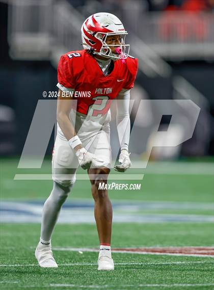 Thumbnail 1 in Milton vs. Langston Hughes (GHSA 5A Championship) photogallery.