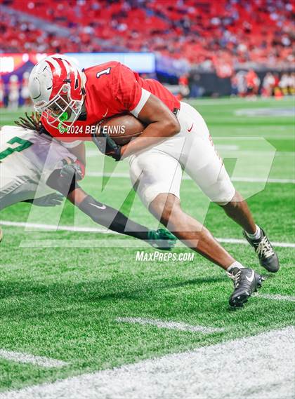 Thumbnail 1 in Milton vs. Langston Hughes (GHSA 5A Championship) photogallery.