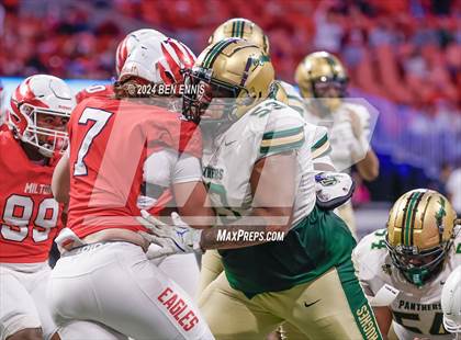 Thumbnail 3 in Milton vs. Langston Hughes (GHSA 5A Championship) photogallery.