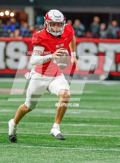 Thumbnail 3 in Milton vs. Langston Hughes (GHSA 5A Championship) photogallery.
