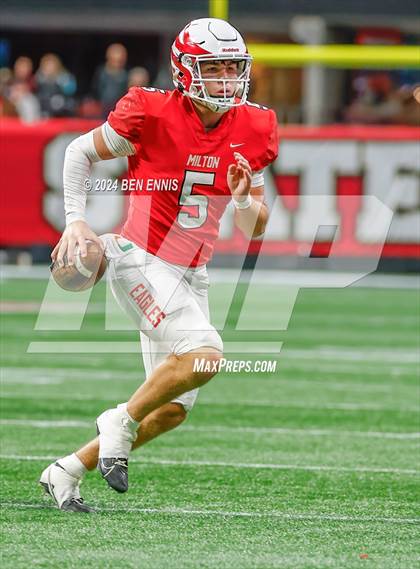 Thumbnail 2 in Milton vs. Langston Hughes (GHSA 5A Championship) photogallery.