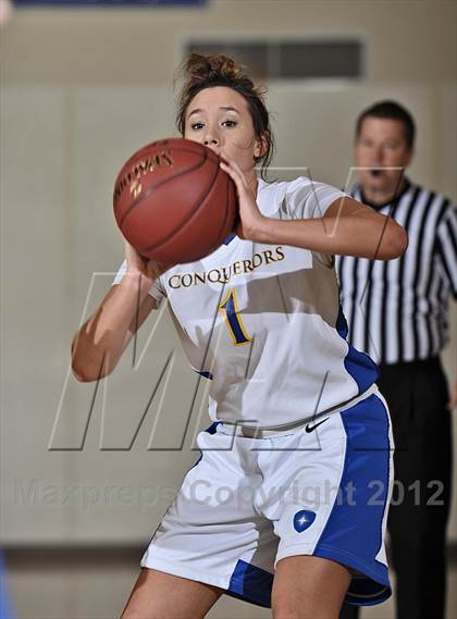 Thumbnail 3 in Brethren Christian vs Desert Christian Academy (MaxPreps Holiday Classic) photogallery.