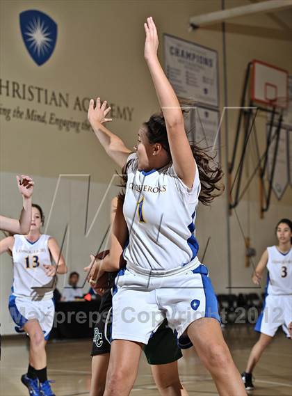 Thumbnail 2 in Brethren Christian vs Desert Christian Academy (MaxPreps Holiday Classic) photogallery.