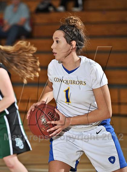 Thumbnail 1 in Brethren Christian vs Desert Christian Academy (MaxPreps Holiday Classic) photogallery.