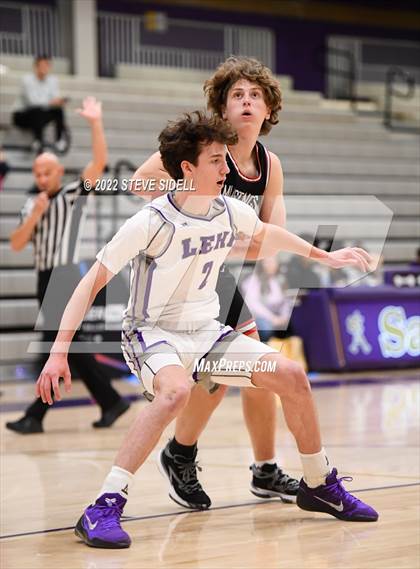 Thumbnail 1 in Lehi vs. Memorial (The Holiday Classic 2022) photogallery.