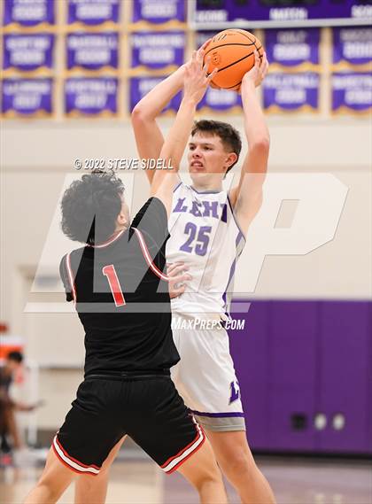 Thumbnail 1 in Lehi vs. Memorial (The Holiday Classic 2022) photogallery.