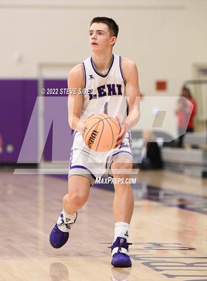 Thumbnail 3 in Lehi vs. Memorial (The Holiday Classic 2022) photogallery.
