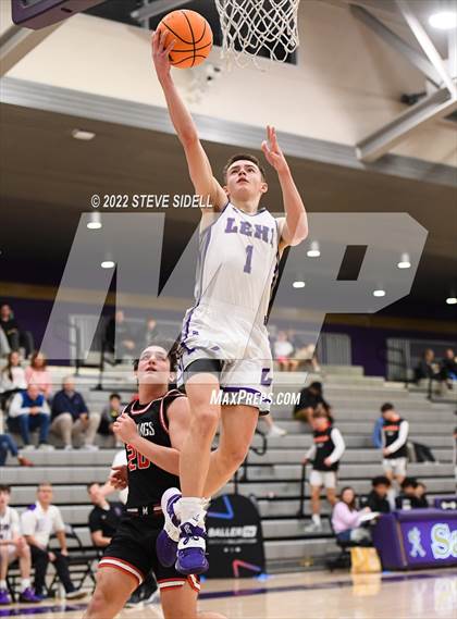Thumbnail 1 in Lehi vs. Memorial (The Holiday Classic 2022) photogallery.