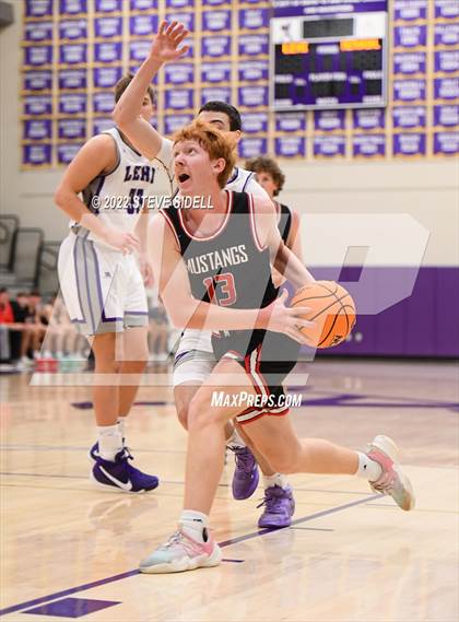 Thumbnail 1 in Lehi vs. Memorial (The Holiday Classic 2022) photogallery.