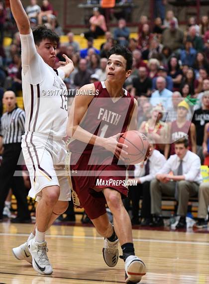 Thumbnail 1 in Alamosa vs. Faith Christian (CHSAA 3A Great 8) photogallery.