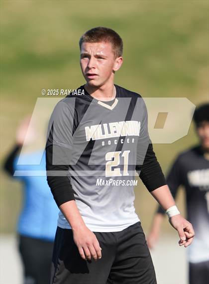 Thumbnail 1 in Bradshaw Christian vs. Millennium (CIF SJS D6 Final) photogallery.