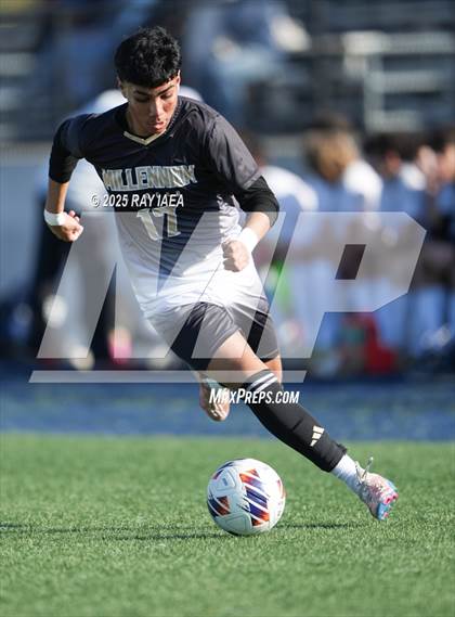 Thumbnail 1 in Bradshaw Christian vs. Millennium (CIF SJS D6 Final) photogallery.