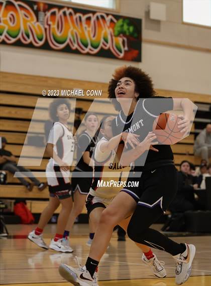 Thumbnail 2 in Salesian College Preparatory vs. Piedmont (MLK Showcase @ Bishop O'Dowd) photogallery.