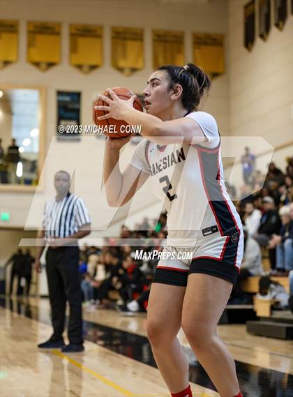 Thumbnail 3 in Salesian College Preparatory vs. Piedmont (MLK Showcase @ Bishop O'Dowd) photogallery.