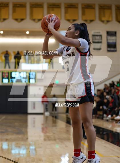Thumbnail 3 in Salesian College Preparatory vs. Piedmont (MLK Showcase @ Bishop O'Dowd) photogallery.