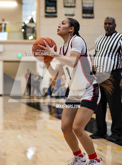 Thumbnail 2 in Salesian College Preparatory vs. Piedmont (MLK Showcase @ Bishop O'Dowd) photogallery.