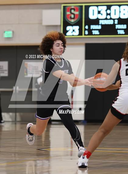 Thumbnail 3 in Salesian College Preparatory vs. Piedmont (MLK Showcase @ Bishop O'Dowd) photogallery.