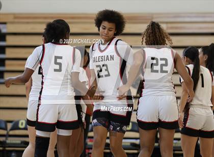 Thumbnail 3 in Salesian College Preparatory vs. Piedmont (MLK Showcase @ Bishop O'Dowd) photogallery.