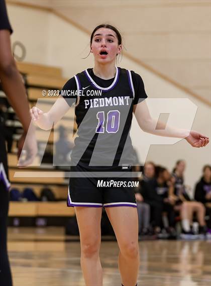 Thumbnail 2 in Salesian College Preparatory vs. Piedmont (MLK Showcase @ Bishop O'Dowd) photogallery.