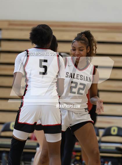Thumbnail 2 in Salesian College Preparatory vs. Piedmont (MLK Showcase @ Bishop O'Dowd) photogallery.