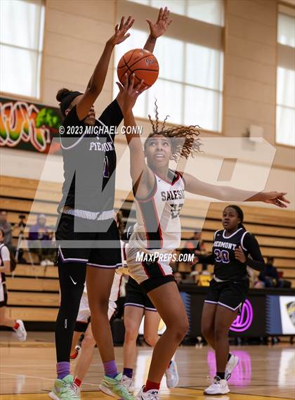 Thumbnail 2 in Salesian College Preparatory vs. Piedmont (MLK Showcase @ Bishop O'Dowd) photogallery.